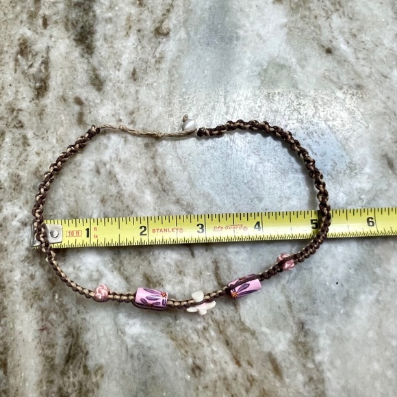 Beachy Pink Flower Necklace - Picture 5 of 5